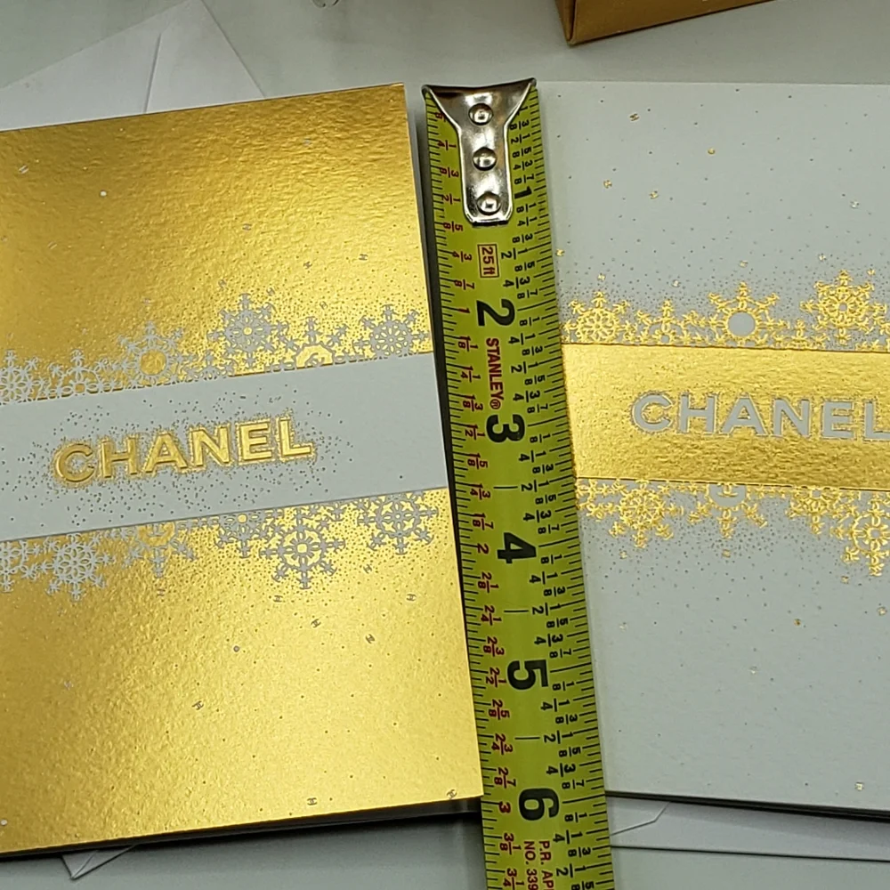 Chanel Holiday Box Card  Bag Snowflake